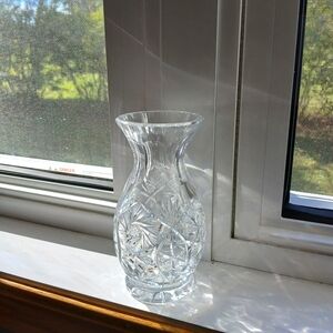 Small Heavy Crystal Vase